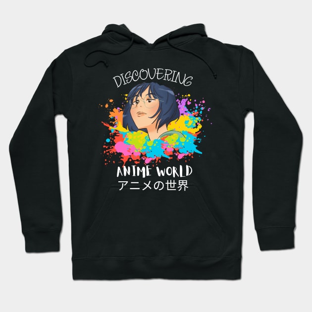 Anime Girl design Hoodie by TASKARAINK